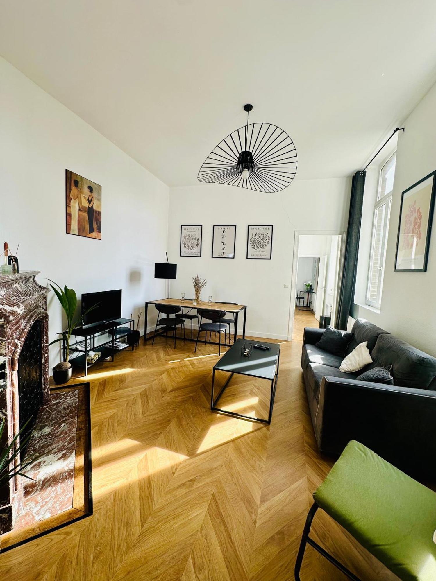 Spacieux Appt Haussmannien Parking Prive Amiens Kültér fotó